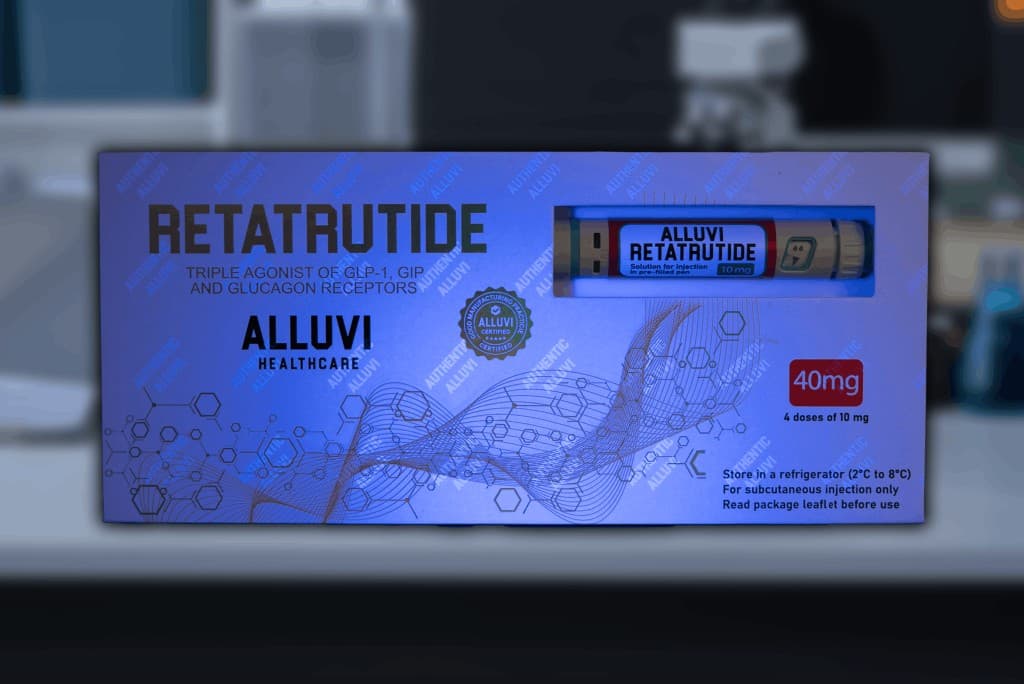 Retatrutide pen kit packaging